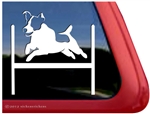 Jack Russell Terrier Agility Dog Window Decal