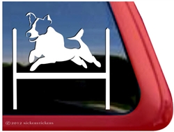 Jack Russell Terrier Agility Dog Window Decal