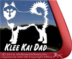 Alaskan Klee Kai Window Decal