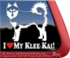 Alaskan Klee Kai Window Decal