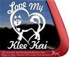 Alaskan Klee Kai Window Decal