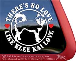 Alaskan Klee Kai Window Decal