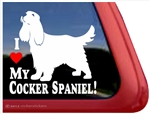 Cocker Spaniel Window Decal