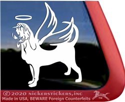 Custom Bloodhound Dog Car Truck RV Window Decal Sticker