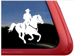 Galloping Horse Trailer Window Decal