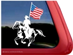 American Paint Drill Horse Window Decal