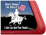 Appaloosa Drill Team Window Decal