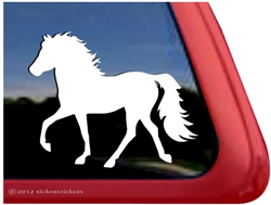 Custom Rocky Mountain Horse Trailer Car Truck RV Window Decal Sticker