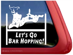 German Shorthaired Pointer Agility Window Decal