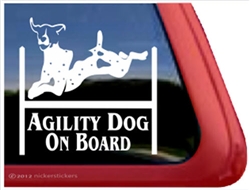 German Shorthaired Pointer Agility Window Decal