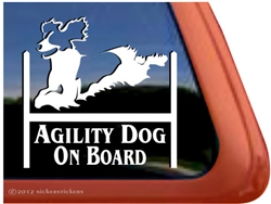 Springer Spaniel Agility Dog Window Decal