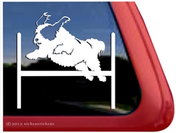 Havanese Agility Dog Window Decal