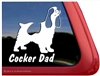 Cocker Spaniel Window Decal