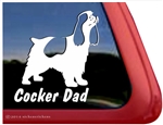 Cocker Spaniel Window Decal