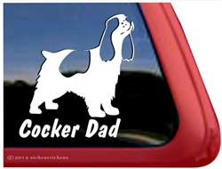 Cocker Spaniel Window Decal