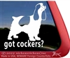 Cocker Spaniel Window Decal