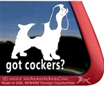 Cocker Spaniel Window Decal