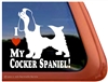 Cocker Spaniel Window Decal