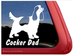 Cocker Spaniel Window Decal