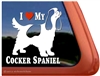 Cocker Spaniel Window Decal