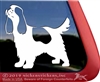 Parti Cocker Spaniel Window Decal