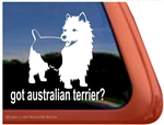 Australian Terrier Window Decal