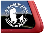 Australian Terrier Window Decal