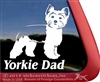 Yorkie Window Decal