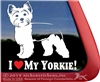 Yorkie Window Decal