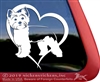 Yorkie Yorkshire Terrier Custom Dog Vinyl Car Truck RV Window Decal Sticker