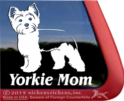 Yorkie Window Decal