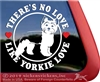 Yorkie Window Decal