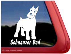 Schnauzer Window Decal