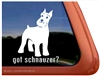 Schnauzer Window Decal