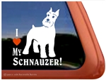 Schnauzer Window Decal