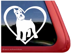 Schnauzer Window Decal