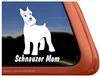 Schnauzer Window Decal