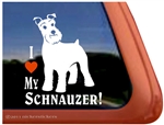 Schnauzer Window Decal