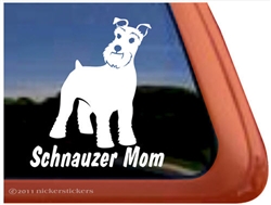 Schnauzer Window Decal