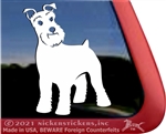 Custom Schnauzer Dog Car Truck RV Window Decal Sticker