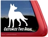 Australian Kelpie Window Decal