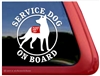 Australian Kelpie Service Dog Car Truck iPad RV Window Decal Sticker