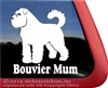 Bouvier Mum Bouvier des Flandres Vinyl Dog Car Truck RV Window Decal Sticker