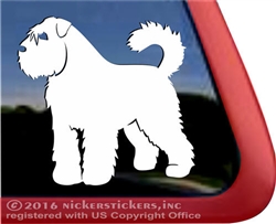 Custom Dog Decal Bouvier des Flandres Car Truck RV Window Decal Sticker