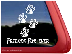 Dog Paws iPad Car Truck RV Window Decal Sticker