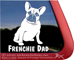 French Bulldog Window Decal