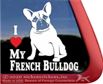 French Bulldog Window Decal