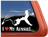 Australian Shepherd Window Decal