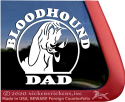 Bloodhound Window Decal