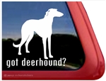 Scottish Deerhound Window Decal